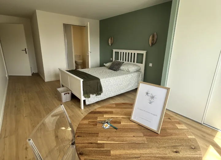 Une chambre aux tons doux